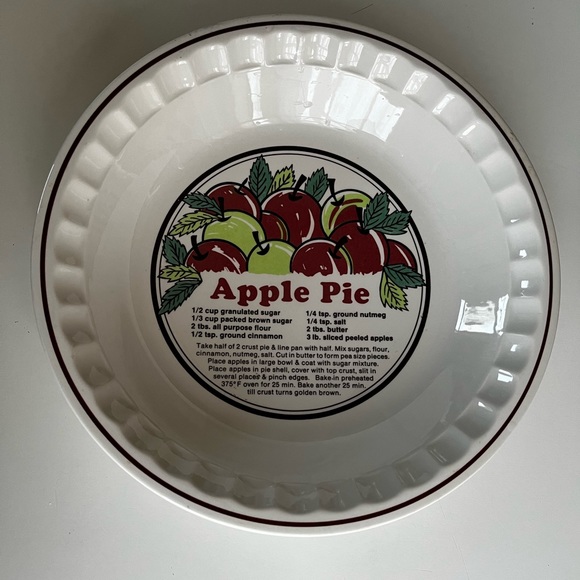 Kitchen Vintage Apple Pie Dish Poshmark